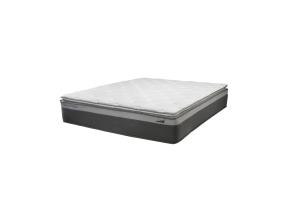 Sänky SANDRA 160x200cm, patjalla HARMONY TOP, vaaleanharmaa