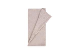 Pellava PARTY 43x116cm, vaaleanpunainen kuvio, 50% puuvilla 50% polyesteri, kangas 591