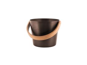 Saunakauha RENTO BROWN, 5L, alumiini/bambu
