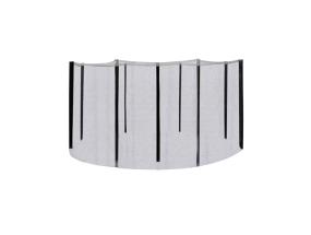 Turvaverkko D426cm trampoliinille, pylväillä, musta