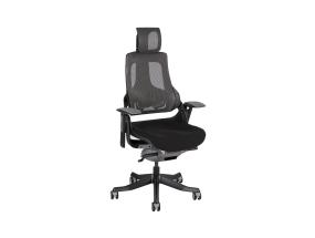 Tietokonetuoli/työtuoli WAU 70x70xH112-129cm, musta/harmaa