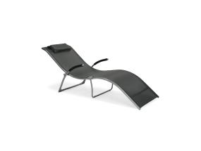 Lamamistool BATYA sali 173x63xH65cm, terassiraam, tekstiili iste