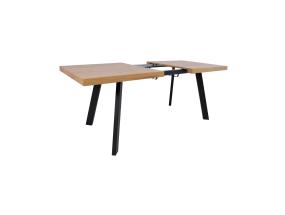 Ruokapöytä BRIGIT 159/198x84,5xH77cm, vaalea puu