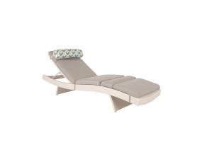 Lepotuoli STELLA, luonnonvalkoinen