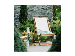 Lepotuoli FINLAY 62,5x108xH105cm, valkoinen