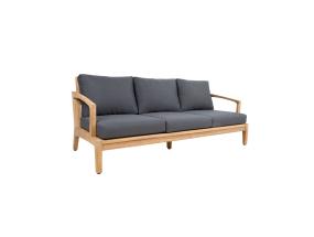 Sohva MALDIVE 3-istuttava 210x89xH86cm, tiikki