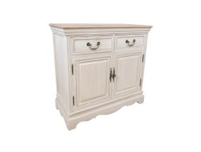 Kumut SAMIRA, jossa 2 ovea ja 2 laatikkoa, 85x39xH82cm