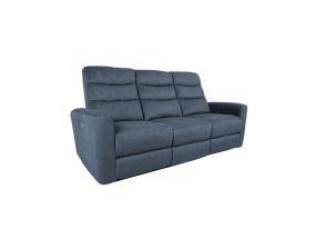 Sohva GASTON 3-istuttava sähköinen lepotuoli 206x85xH104cm, sininen