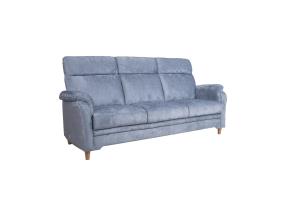 Sohva INGRID 3-istuttava 214x83xH105cm, harmaa-sininen