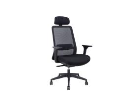 Työtuoli SANTO 66x66xH115-125cm, musta verkkokangas