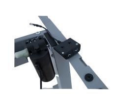 Pöytäjalka ERGO 1 -moottorilla, hopeanharmaa