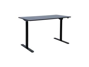 Pöytä ERGO LIGHT 1 moottorilla 120x60xH72,5-117,5cm, musta