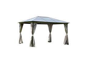 Katos SUNSET 3x4xH2/2,7m, ruskea/tape, alumiini, polyesterikangas