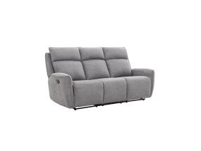 Sohva MAREN 3-istuttava manuaalinen lepotuoli 206x90xH104cm, harmaa