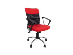 Tietokonetuoli/työtuoli DARIUS, 57x57xH93-103cm, punainen/musta, polyesterikangas, metalli