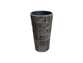 Kukkaruukku WICKER 28x28xH60cm, tummanruskea