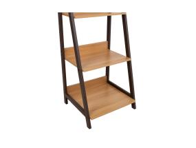 Hylly STEP 52x48xH146,5cm, tammi, melamiinilevy, teräs