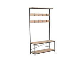 Etuhylly HEDVIG 100x36xH180cm, saarni/musta