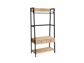 Etuhylly LAVINIA 84x40xH169cm, saari/musta