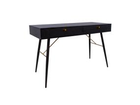Työpöytä LUXEMBOURG 120x48xH75cm, musta melamiini