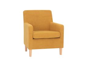 Nojatuoli LEENE keltainen, 68,5x76xH84cm