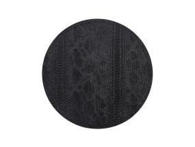 Pöytämatto BOA D38cm, musta käärmekuvio