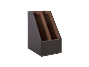 Asiakirjateline WALTER 18x27xH34cm tummanruskea, synteettinen nahka