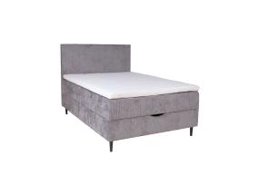 Mannermainen sänky LAARA 120x200cm, harmaa, 121x208xK119cm