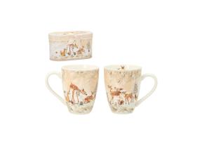 Muki MIA DEER 2kpl H10,5cm 340ml, lahjapakkaus