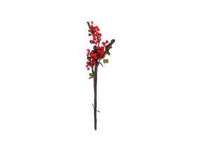 Keinotekoinen kasvi GREENLAND H46cm, punaiset marjat