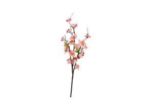 Tekokukka IN GARDEN H47cm, vaaleanpunainen persikan kukka, vaaleanpunainen persikka