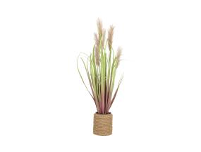 Tekokasvi IN GARDEN H70cm, tummanruskeat ruohonkorvat ruukussa