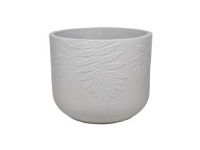 Kukkaruukku SANARIA D24xK19,5cm, valkoinen