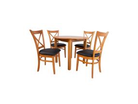 MIX & MATCH ruokapöytäsetti 4 tuolilla