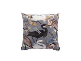 Tyyny HOLLY 45x45cm, linnut ja vesililjat