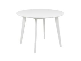 Ruokapöytä ROXBY, D105xH76cm, valkoinen