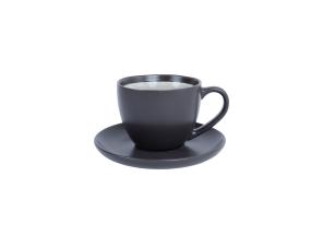 Kuppi/maljakko RITA 300ml, musta/harmaa