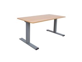 Työpöytä ERGO OPTIMAL 2 moottorilla 160x80cm, hikkori puu