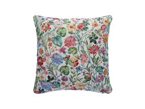 Tyyny HOLLY 45x45cm, kukat, 50% polyesteri, 50% puuvilla, kangas 489