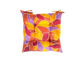 Tyyny LONETA 40x40cm, punaiset lehdet, 50% puuvilla, 50% polyesteri, kangas 480