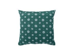 Tyyny HOLLY 45x45cm, vetoketjullinen, vihreä Edelwaiss, 50% puuvilla, 50% polyesteri, kangas 444