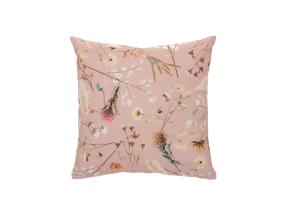 Tyyny HOLLY 45x45cm, vetoketjullinen, kuivatut kukat, kangas 100% puuvillaa, kangas 485