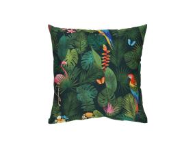 Tyyny HOLLY 45x45cm, vetoketjullinen, trooppinen, kangas 100% puuvilla, kangas 486