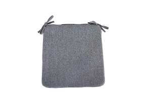 Tuolinpäällinen SIMPLE GREY 39x39x2,5cm, 100% polyesteri, kangas 757