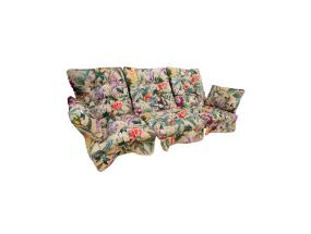 Keinutyynyt AMAZONIA 108x56x10cm/3kpl, beige kukkainen, 100% polyesteriä