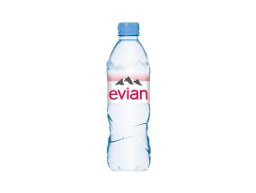 Kivennäisvesi EVIAN 0,5L hiilihapottomassa muovipullossa