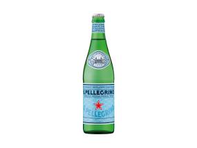 Kivennäisvesi SANPELLEGRINO 0,5L, hiilihapotetussa lasipullossa