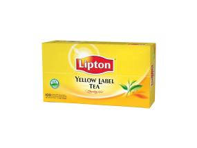 Tee Lipton Yellow Label 100kpl/pkt