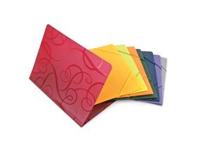 Kulmakuminauhakansio muovi A4 sininen