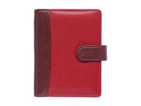 Time-Master kalenteri A7 FIGURE, keinonahka (TUMMA PUNAINEN) 00725/40182